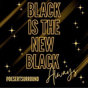 BLACK is a wardrobe STAPLE